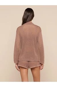 mariana knit cardigan in hazelnut