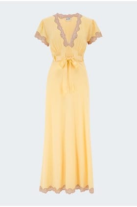 Marlice Dress in Butter Yellow