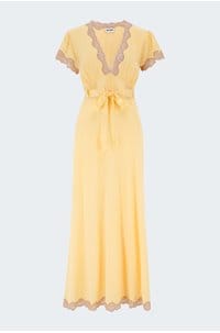 marlice dress in butter yellow