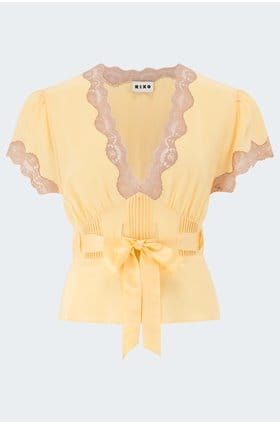 Daniela Top in Butter Yellow