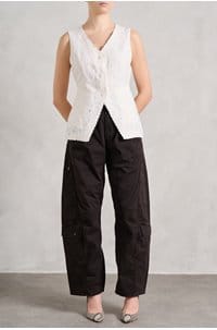 jesse top in embroidered ivory