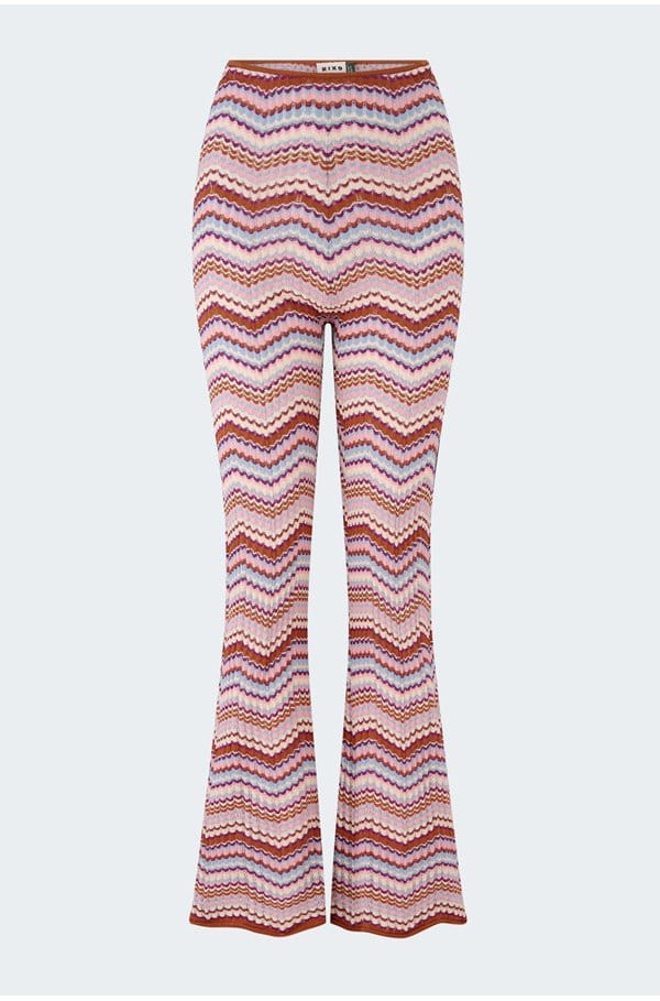 boni cotton knit trouser in marla chevron multi