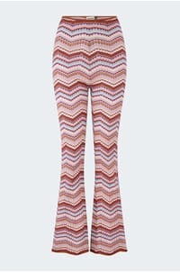 boni cotton knit trouser in marla chevron multi