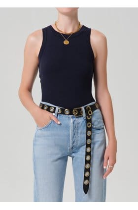 Isabel Tank in Navy