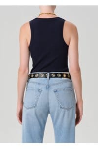 isabel tank in navy
