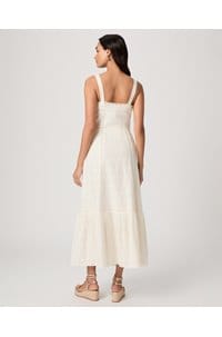 kelli dress in antique white