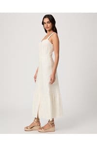 kelli dress in antique white