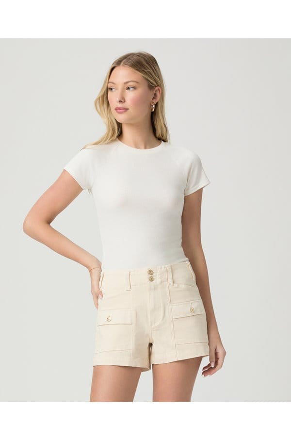 olivia short in quartz sand