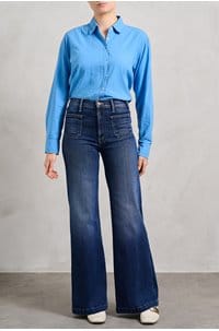beau shirt in blue surf