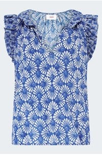 bex top in cobalt shell