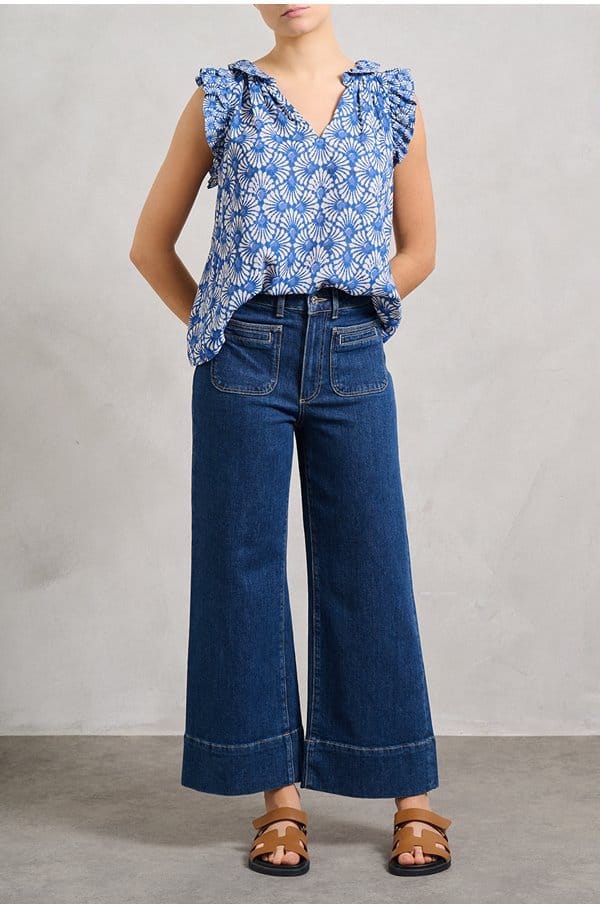 bex top in cobalt shell