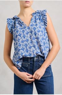 bex top in cobalt shell
