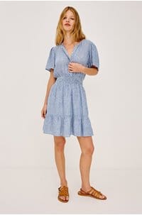 bea dress in barletta stripe