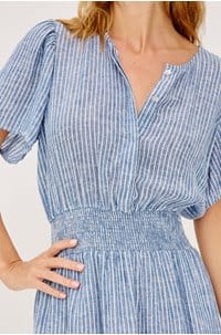 bea dress in barletta stripe