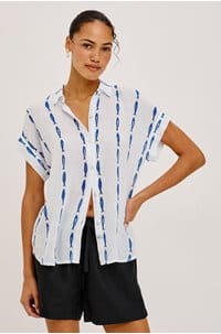 farrah shirt in sardines