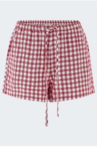 jenner short in picnic check