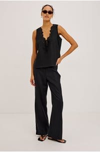 cornelia top in black