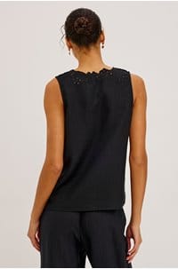 cornelia top in black