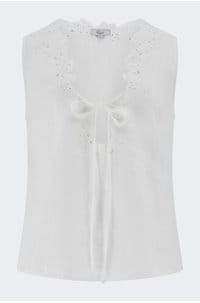 cornelia top in white