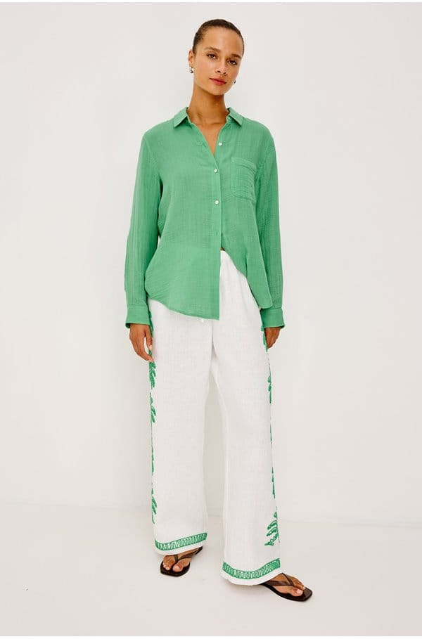 ellis shirt in clover