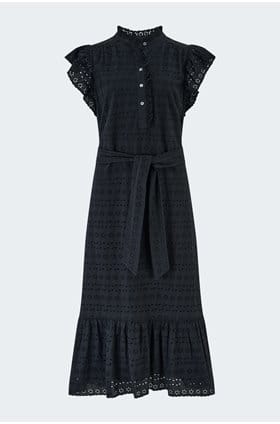 Darcy Dress in Black Eyelet