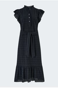 darcy dress in black eyelet