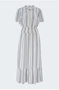 brent dress in salino stripe
