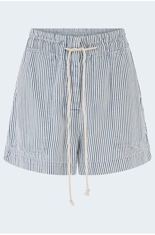 foster short in railroad stripe