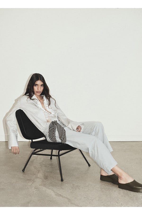 camilia shirt in miranda stripe