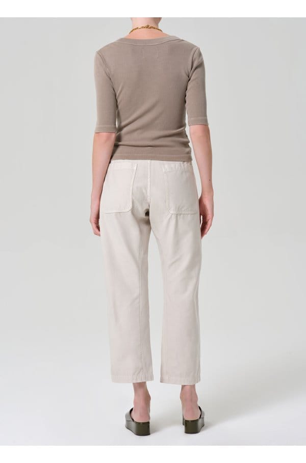 winslow utility trouser in pale stone