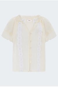 bianca shirt in beige cream