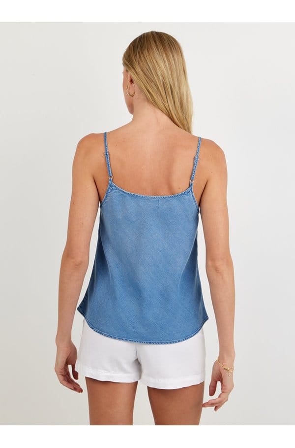 clean cami in indigo harbour wash