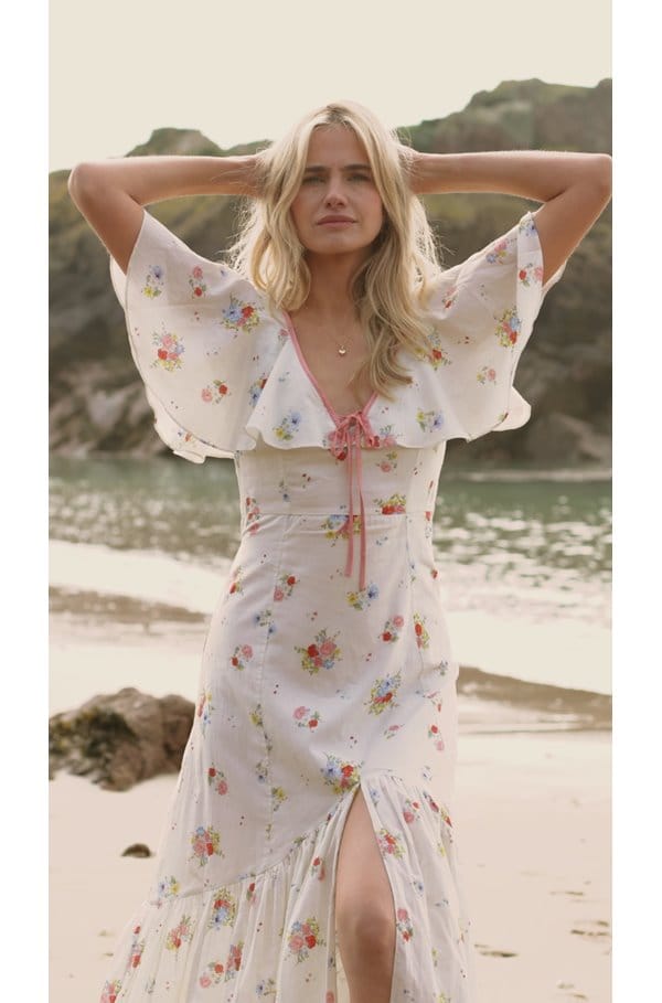 theia dress in english garden
