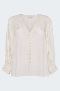cleo blouse in buttermilk