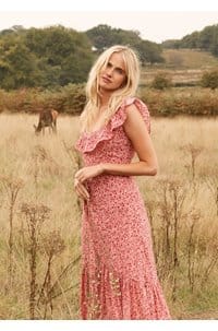 theodora dress in poppy