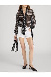 nouvelle blouse in black