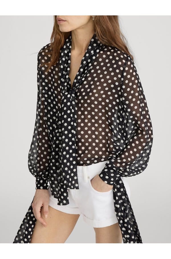 nouvelle blouse in black