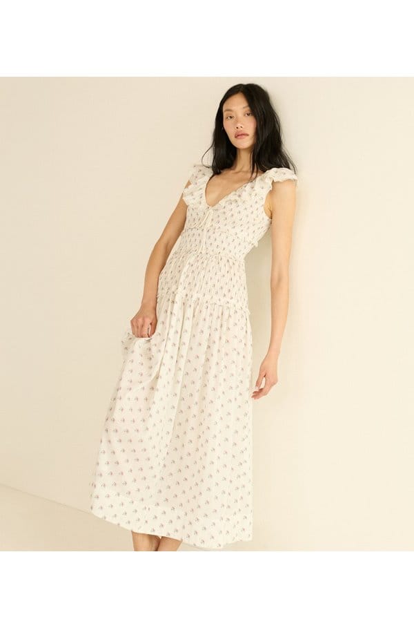 sorina dress in posy calico