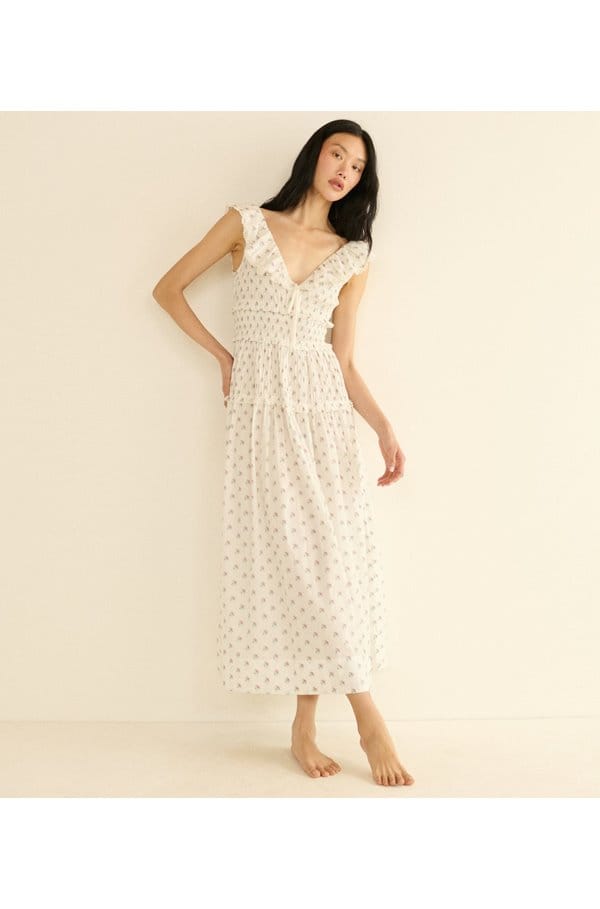 sorina dress in posy calico