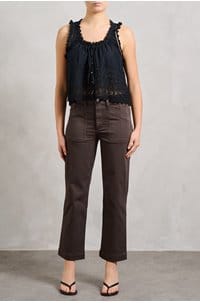 toussine top in black