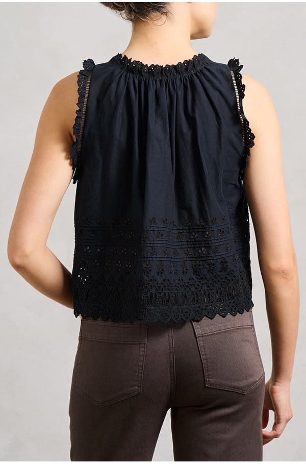 toussine top in black