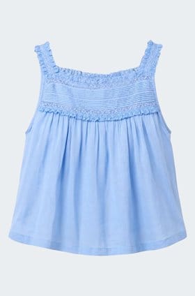 Benita Top in Bluejay