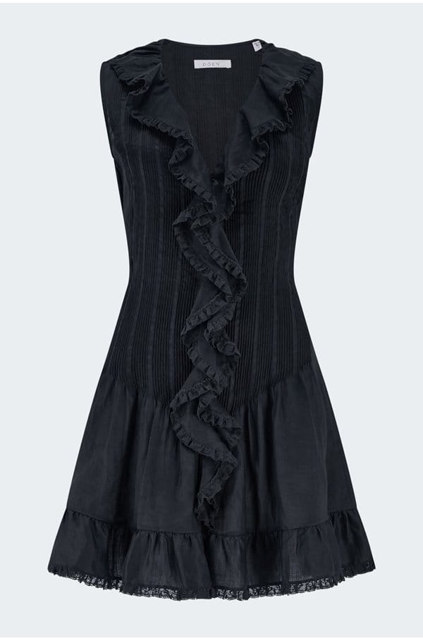 henrietta dress in black