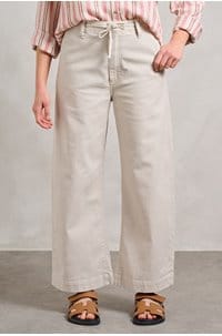 ari tie waist trouser in quartz sand
