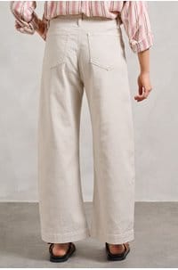 ari tie waist trouser in quartz sand