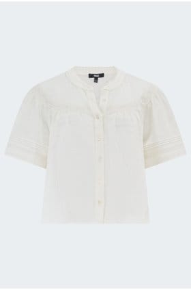 Pasadena Blouse in Ivory