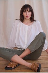 kinzie top in white