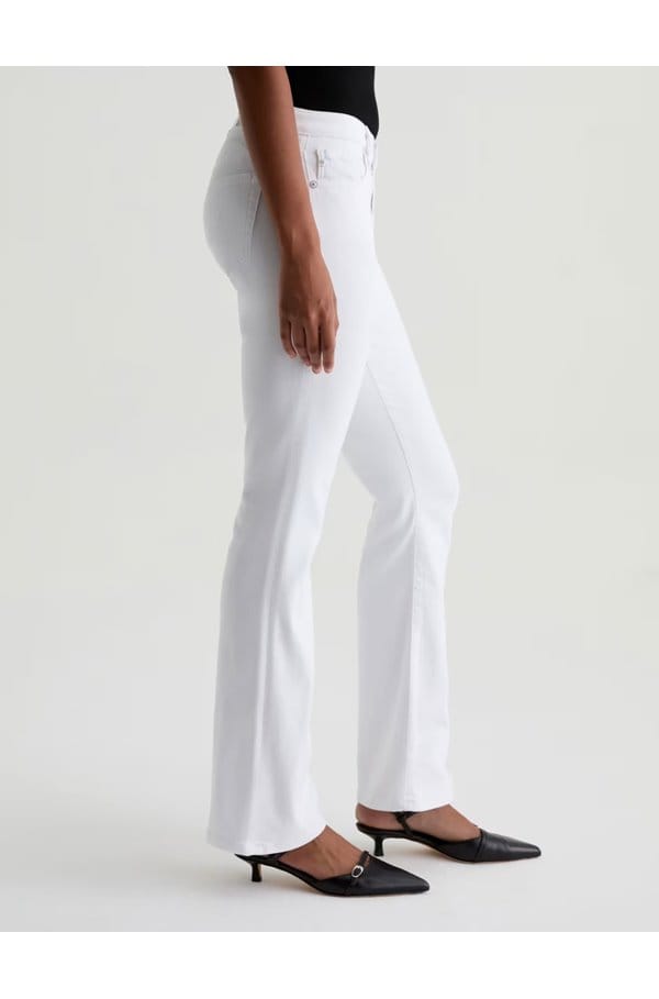 angel flared jean in gallery white