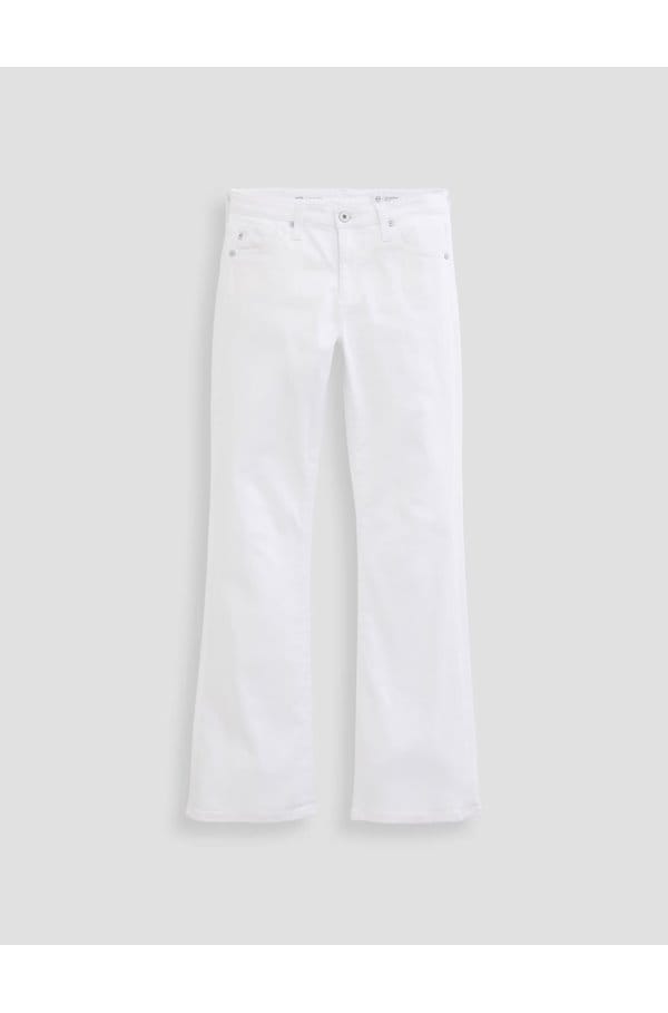 angel flared jean in gallery white
