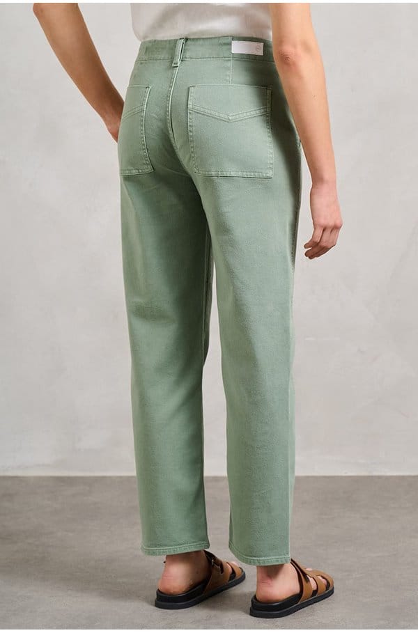 analeigh trouser in sulfur faded moss
